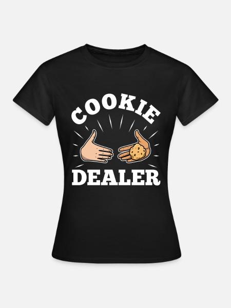 Cookie dealer - Frauen T-Shirt - Schwarz