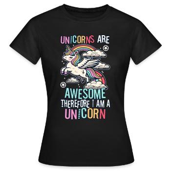 100 jours magiques d'école - T-shirt Femme - noir - Devant - AI Model Female 172 dark (172cm)