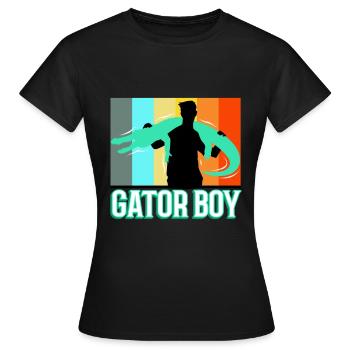 Gator Boy - Frauen T-Shirt - Schwarz - Vorne - AI Model Female 172 dark (172cm)