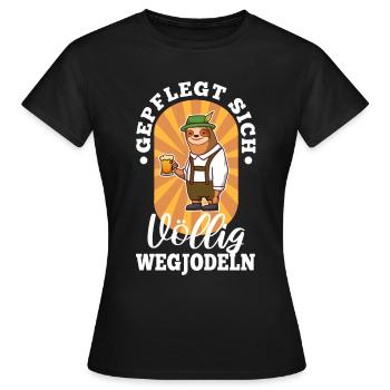 Yodel bien entretenu - T-shirt Femme - noir - Devant - AI Model Female 172 dark (172cm)