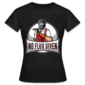 Aucun flux donné - T-shirt Femme - noir - Devant - AI Model Female 172 dark (172cm)