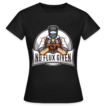 Aucun flux donné - T-shirt Femme - noir - Devant - AI Model Female 172 dark (172cm)
