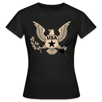 usa Armee 2 - Frauen T-Shirt - Schwarz - Vorne - AI Model Female 172 dark (172cm)