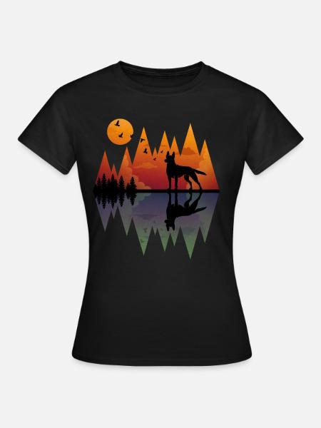 Mountain Malinois - Women's T-Shirt - black