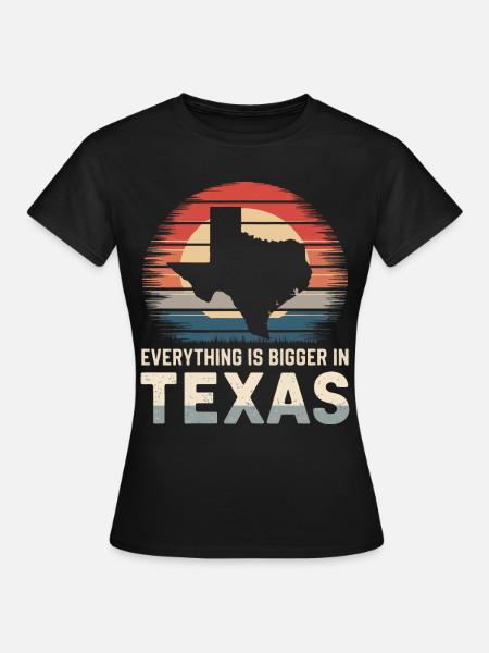 Texas State Texaner Texas - Frauen T-Shirt - Schwarz
