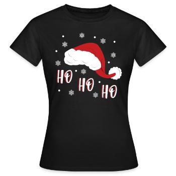 Weihnachten - Frauen T-Shirt - Schwarz - Vorne - AI Model Female 172 dark (172cm)
