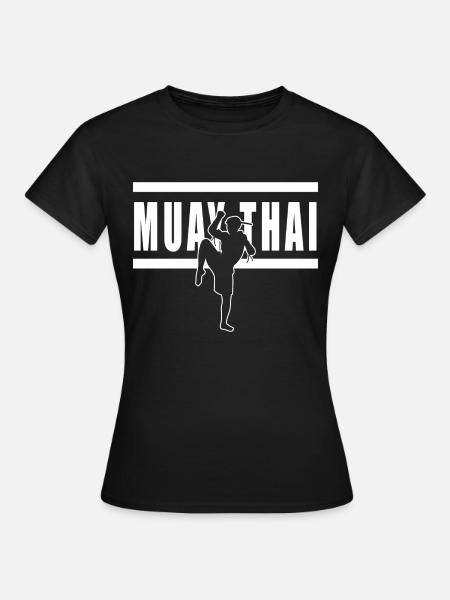 Muay Thai - Frauen T-Shirt - Schwarz