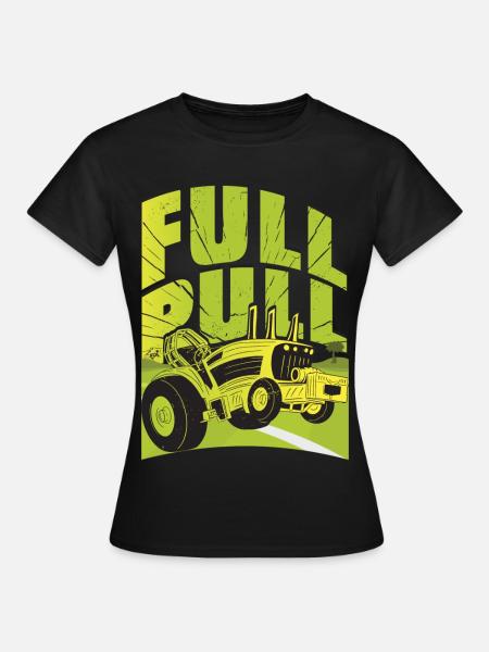 Traktor Pulling - Frauen T-Shirt - Schwarz