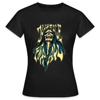 Gerechtigkeit für alle - Frauen T-Shirt - Schwarz - Vorne - AI Model Female 172 dark (172cm)