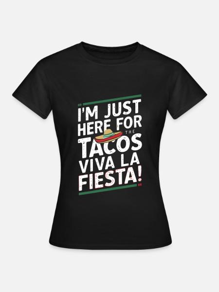 Viva la Fiesta - Frauen T-Shirt - Schwarz