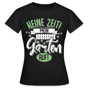 Garten Schrebergarten - Frauen T-Shirt - Schwarz - Vorne - AI Model Female 172 dark (172cm)