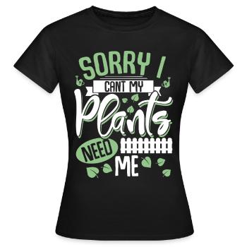Garten Schrebergarten - Frauen T-Shirt - Schwarz - Vorne - AI Model Female 172 dark (172cm)