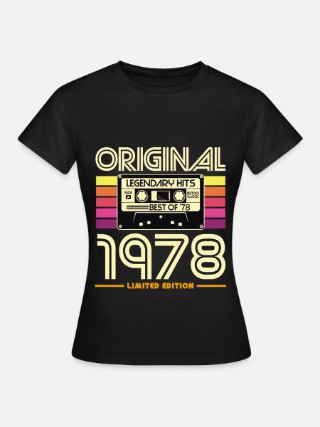 Kassetten-Retro-Ausgabe 1978 - Frauen T-Shirt - Schwarz