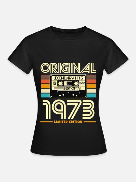Original 1973 – Begrenzte Retro-Hits - Frauen T-Shirt - Schwarz