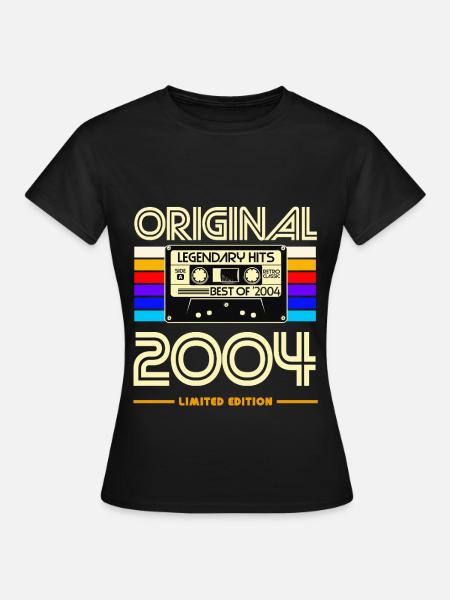 Originale limitierte Ausgabe 2004 - Frauen T-Shirt - Schwarz