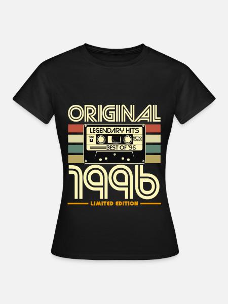 Originale Nostalgia-Kassette von 1996 - Frauen T-Shirt - Schwarz