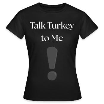 Parle-moi - T-shirt Femme - noir - Devant - AI Model Female 172 dark (172cm)