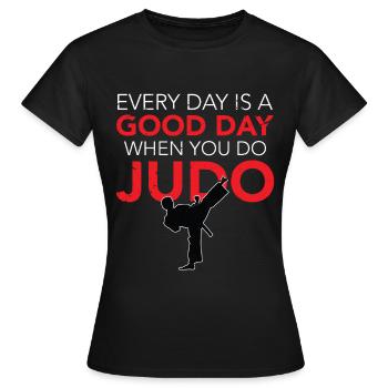 Judo fighter - judo - Women's T-Shirt - black - Front - AI Model Female 172 dark (172cm)