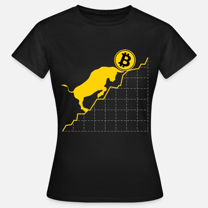 Crypto For Bitcoin Trader Blockchain Bitcoin - Women's T-Shirt - black