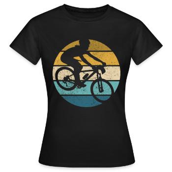 Retro Track Cycling Vintage Cycling Track - Women's T-Shirt - black - Front - AI Model Female 172 dark (172cm)