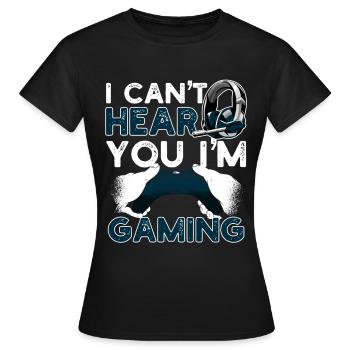 Gamer Gaming Jeux vidéo Jeux vidéo - T-shirt Femme - noir - Devant - AI Model Female 172 dark (172cm)