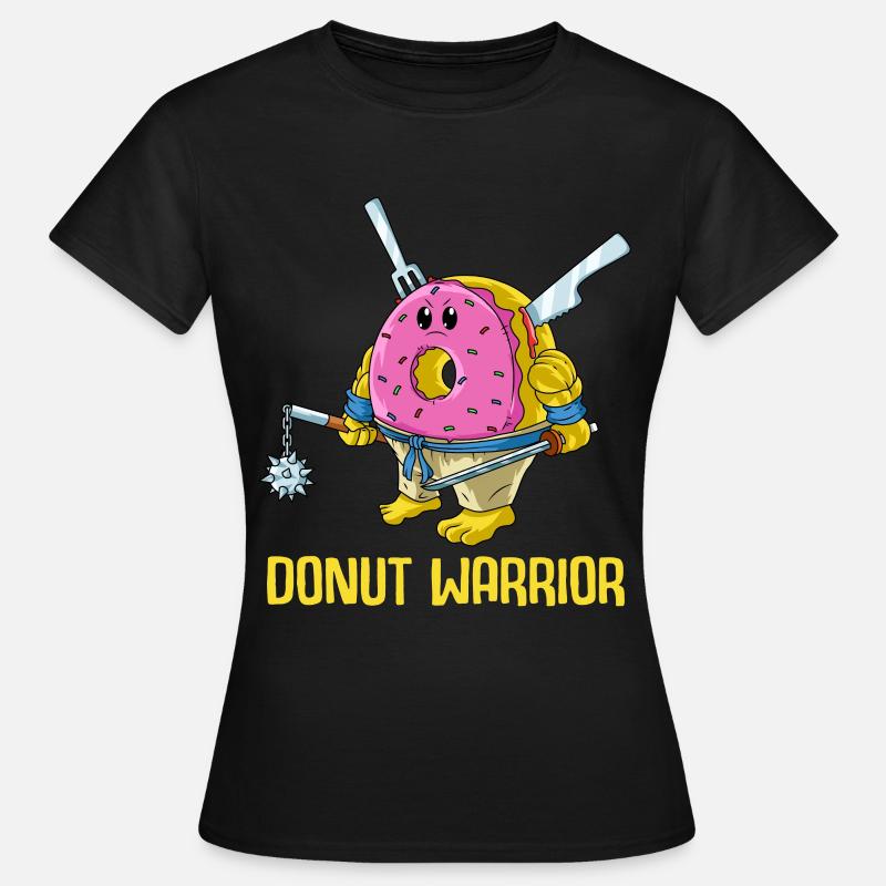 Donut Doughnut - Frauen T-Shirt - Schwarz