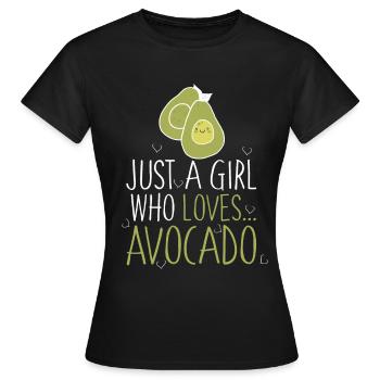 Avocado - Frauen T-Shirt - Schwarz - Vorne - AI Model Female 172 dark (172cm)