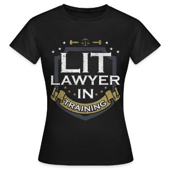Avocat juriste avocat avocat - T-shirt Femme - noir - Devant - AI Model Female 172 dark (172cm)