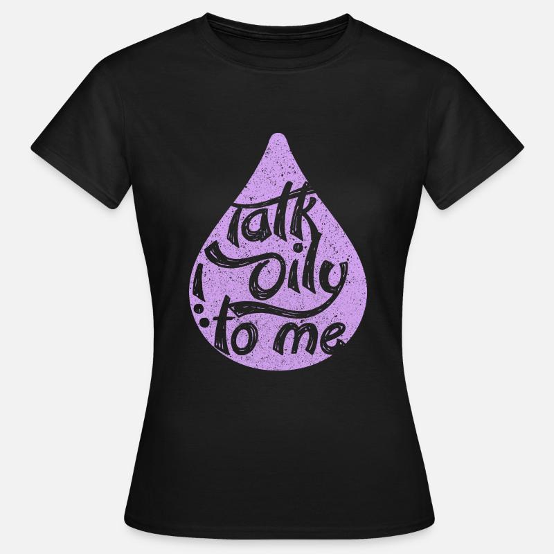 Ätherisches Öl - Frauen T-Shirt - Schwarz