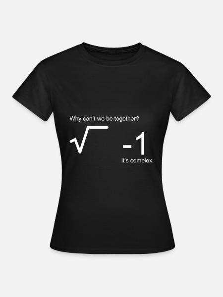 Regalo de matematicas - Dame-T-shirt - sort