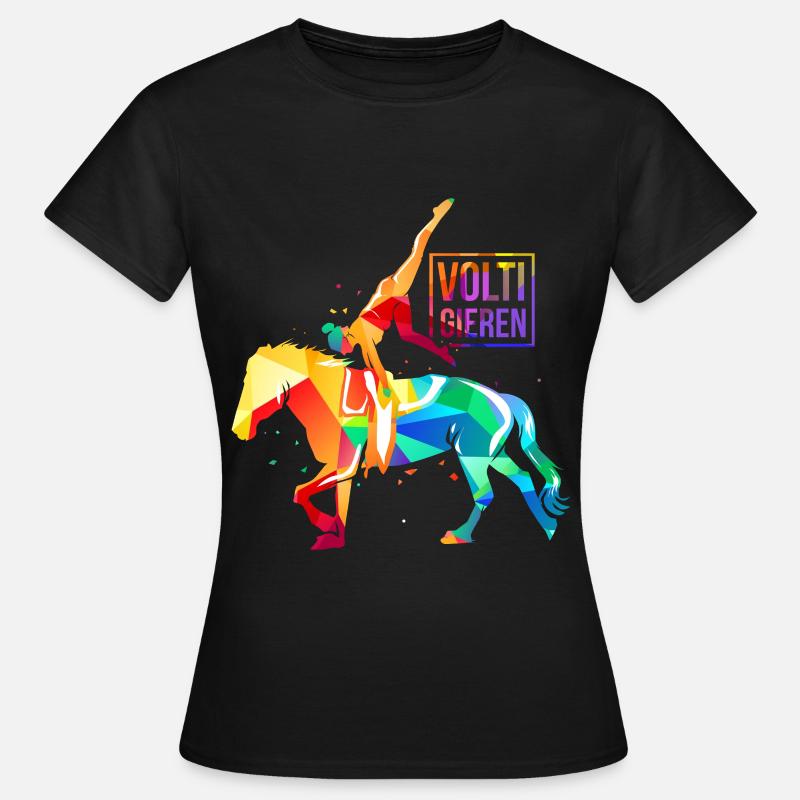 Cheval de chasse - T-shirt Femme - noir