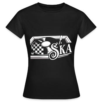 Ska reggae - Women's T-Shirt - black - Front - AI Model Female 172 dark (172cm)