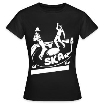 Ska Musik Genre - Frauen T-Shirt - Schwarz - Vorne - AI Model Female 172 dark (172cm)