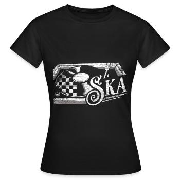 Ska Reggae Geschenk - Frauen T-Shirt - Schwarz - Vorne - AI Model Female 172 dark (172cm)