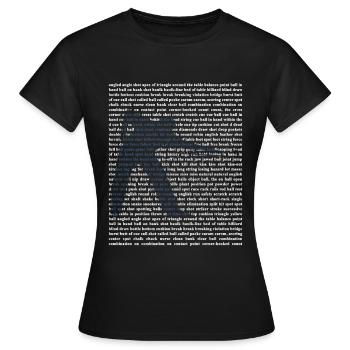 Billard Taschenbillard - Frauen T-Shirt - Schwarz - Vorne - AI Model Female 172 dark (172cm)