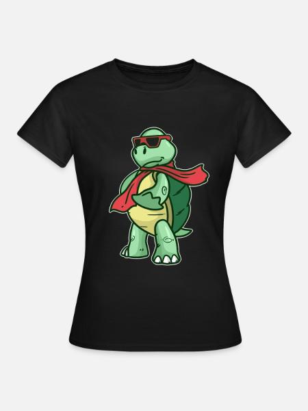 tortue - T-shirt Femme - noir