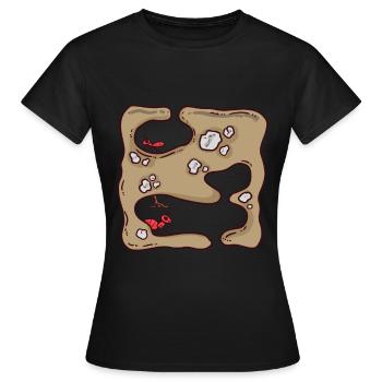 Ameise Grube - Frauen T-Shirt - Schwarz - Vorne - AI Model Female 172 dark (172cm)