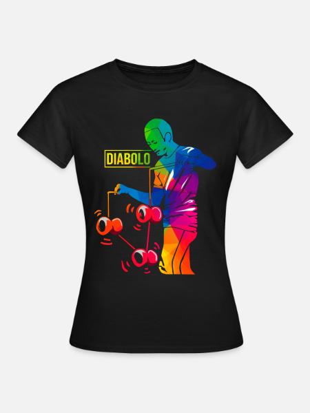 Diabolo - Frauen T-Shirt - Schwarz