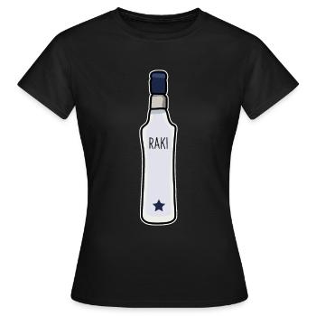 Raki - Women's T-Shirt - black - Front - AI Model Female 172 dark (172cm)