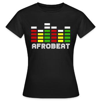Afro Beat - Frauen T-Shirt - Schwarz - Vorne - AI Model Female 172 dark (172cm)
