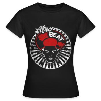 Afro Beat - Frauen T-Shirt - Schwarz - Vorne - AI Model Female 172 dark (172cm)