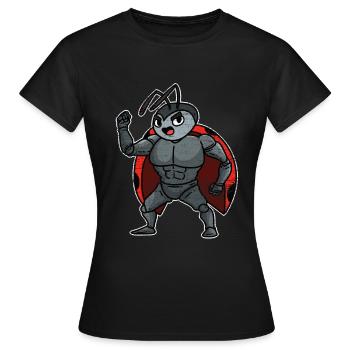 coccinelle - T-shirt Femme - noir - Devant - AI Model Female 172 dark (172cm)