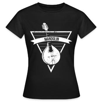 Mandoline - Frauen T-Shirt - Schwarz - Vorne - AI Model Female 172 dark (172cm)