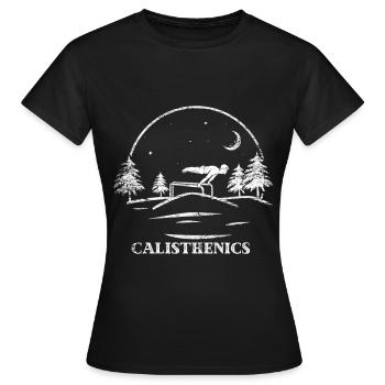 Calisthenics cadeau - T-shirt Femme - noir - Devant - AI Model Female 172 dark (172cm)
