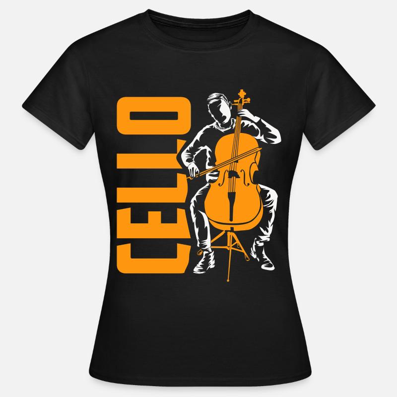 violoncelle - T-shirt Femme - noir