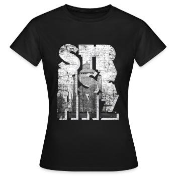 Sternschanze Geschenk - Frauen T-Shirt - Schwarz - Vorne - AI Model Female 172 dark (172cm)
