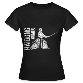 Haidong Gumdo cadeau - T-shirt Femme - noir - Devant - AI Model Female 172 dark (172cm)