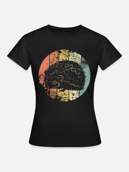 Igel - Frauen T-Shirt - Schwarz