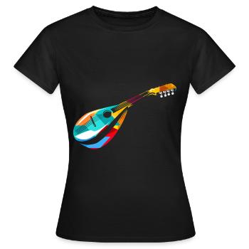Mandoline - Frauen T-Shirt - Schwarz - Vorne - AI Model Female 172 dark (172cm)