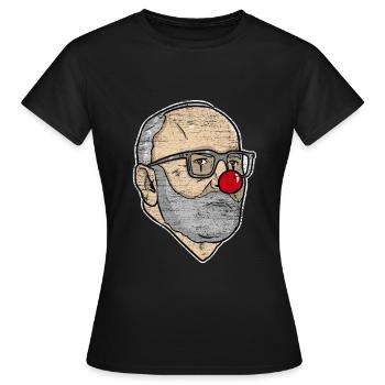 Cadeau Frans Tim - T-shirt Femme - noir - Devant - AI Model Female 172 dark (172cm)